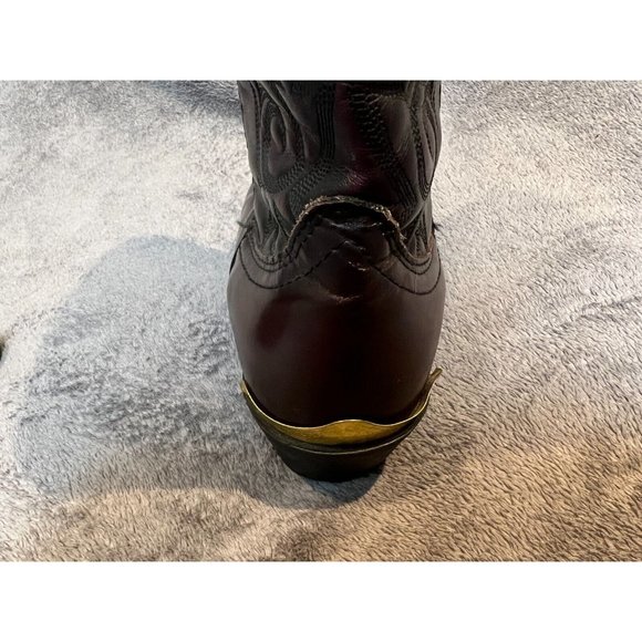 Laredo Leather Metal Tip Western Boots 12628, Mens Size 11 Extra Wide - Picture 4 of 13